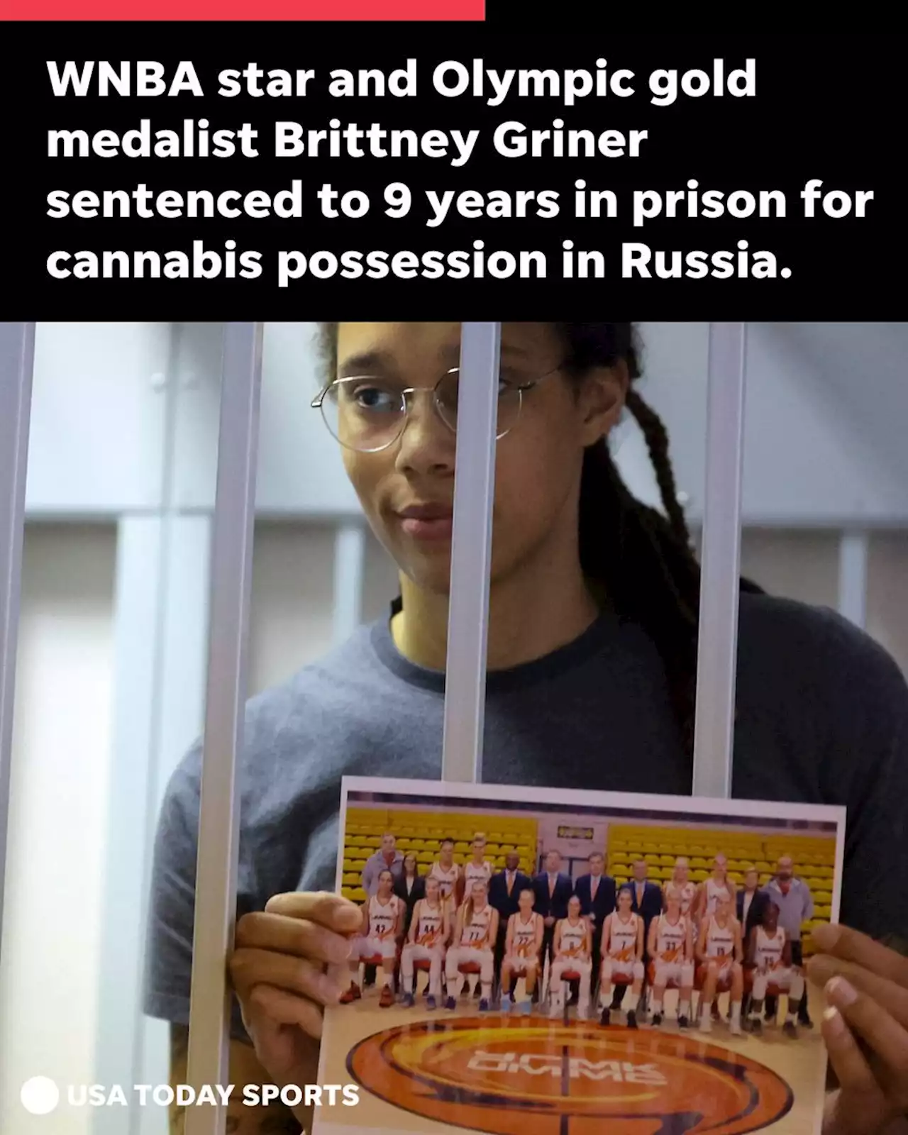 Brittney Griner convicted on drug charges, sentenced to nine years in Russian prison