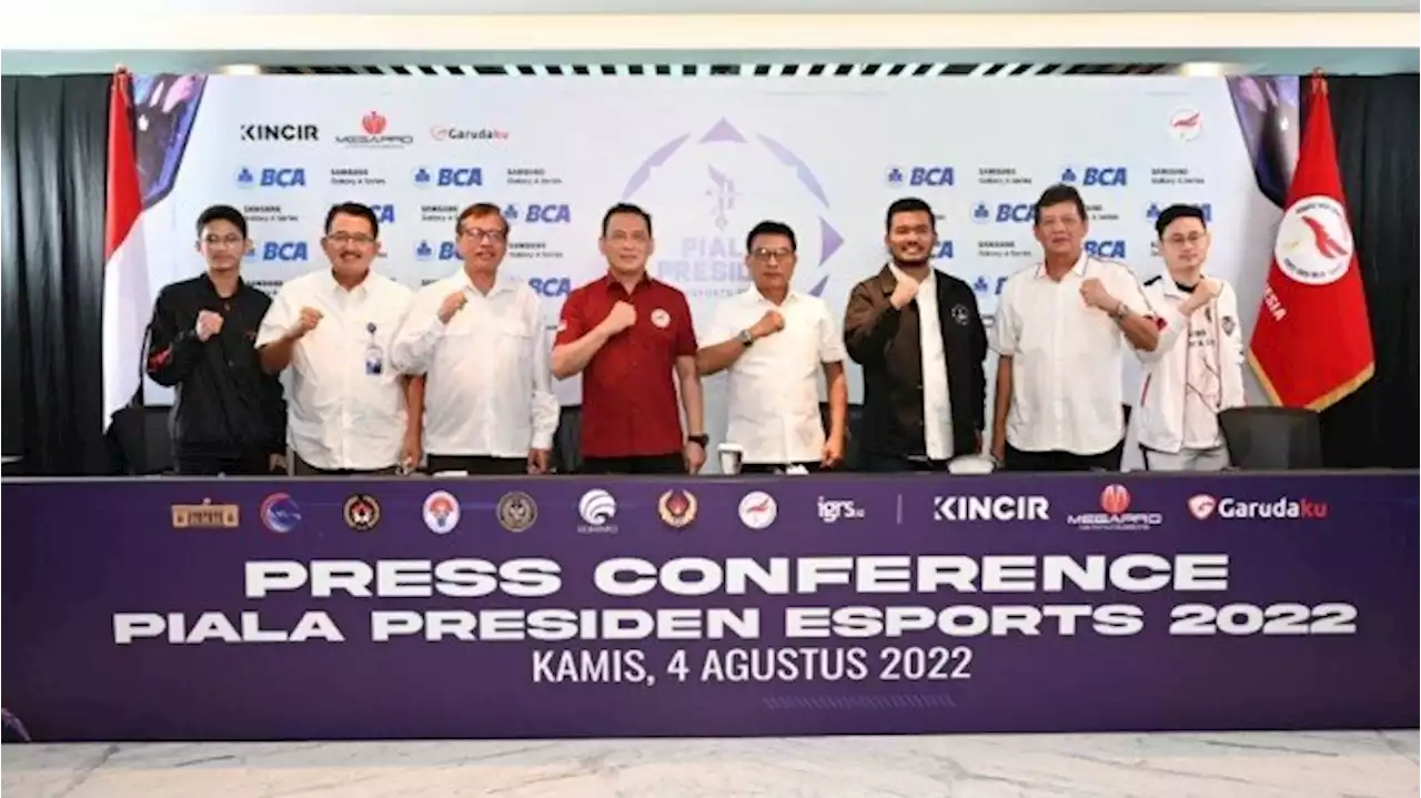 Piala Presiden Esports 2022 Digelar 10 Agustus, Ada 150.000 Peserta