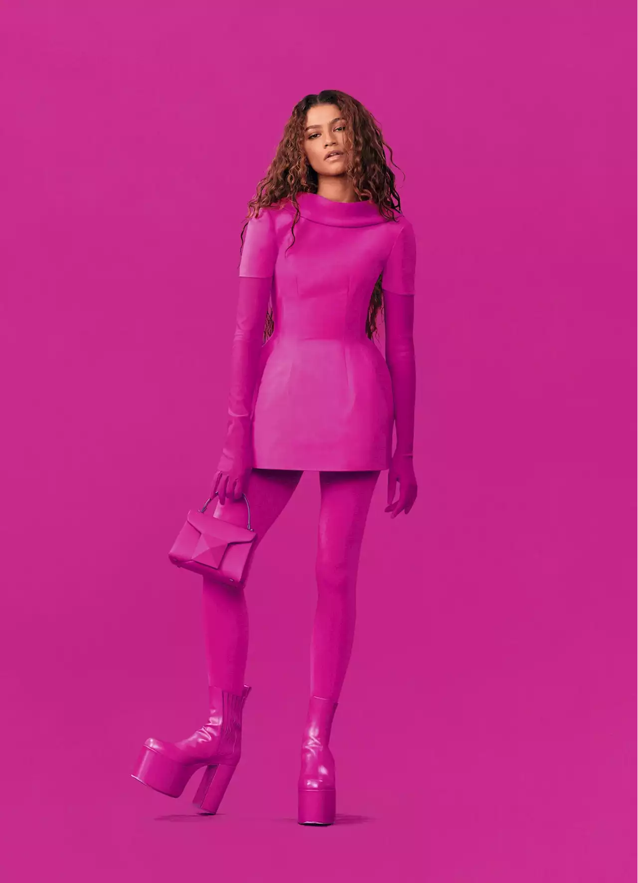 Zendaya Takes Her Rightful Place as the Face of Valentino’s PP Pink