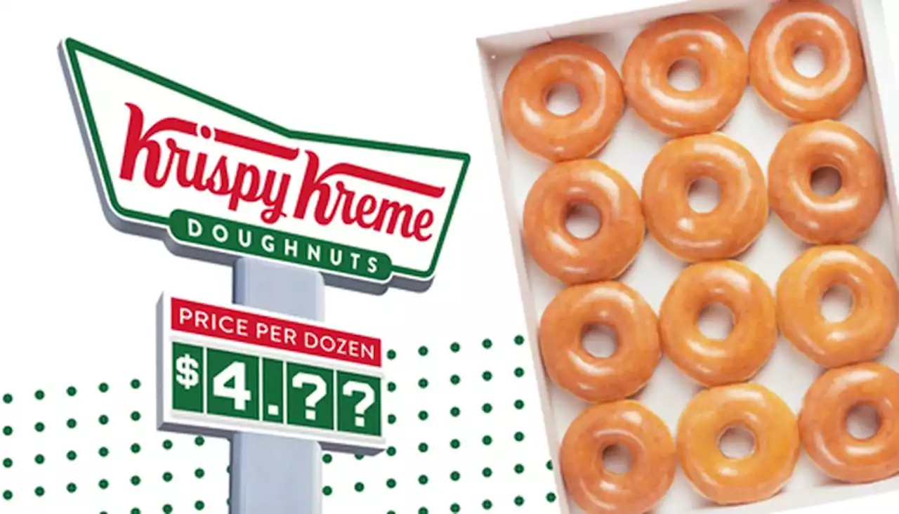 Krispy Kreme matching price of dozen doughnuts to average US gas price