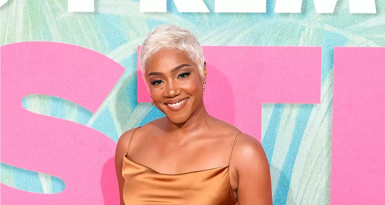 Tiffany Haddish Wears Orange Slipdress at ‘Easter Sunday’ Premiere