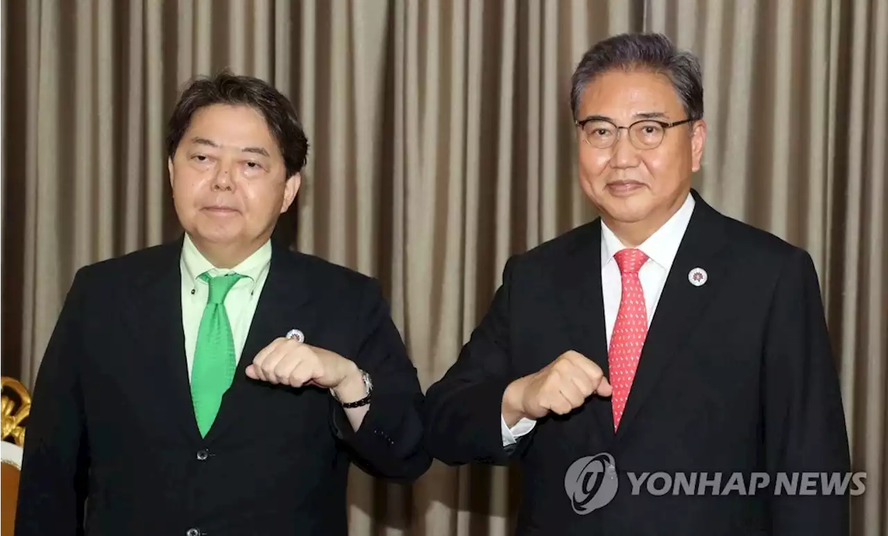 프놈펜서 한일외교장관회담…박진, 강제징용 日 성실호응 촉구(종합2보) | 연합뉴스