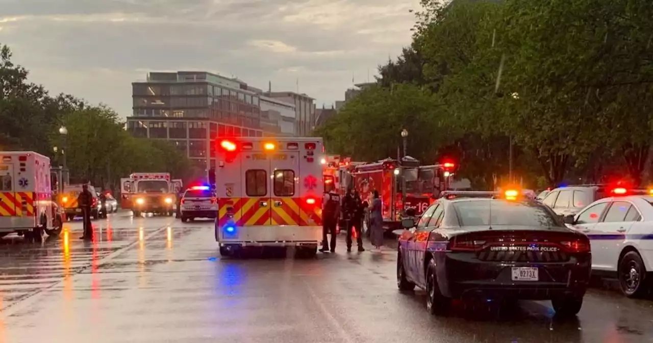 2 dead, 2 in critical condition after lightning strike near White House