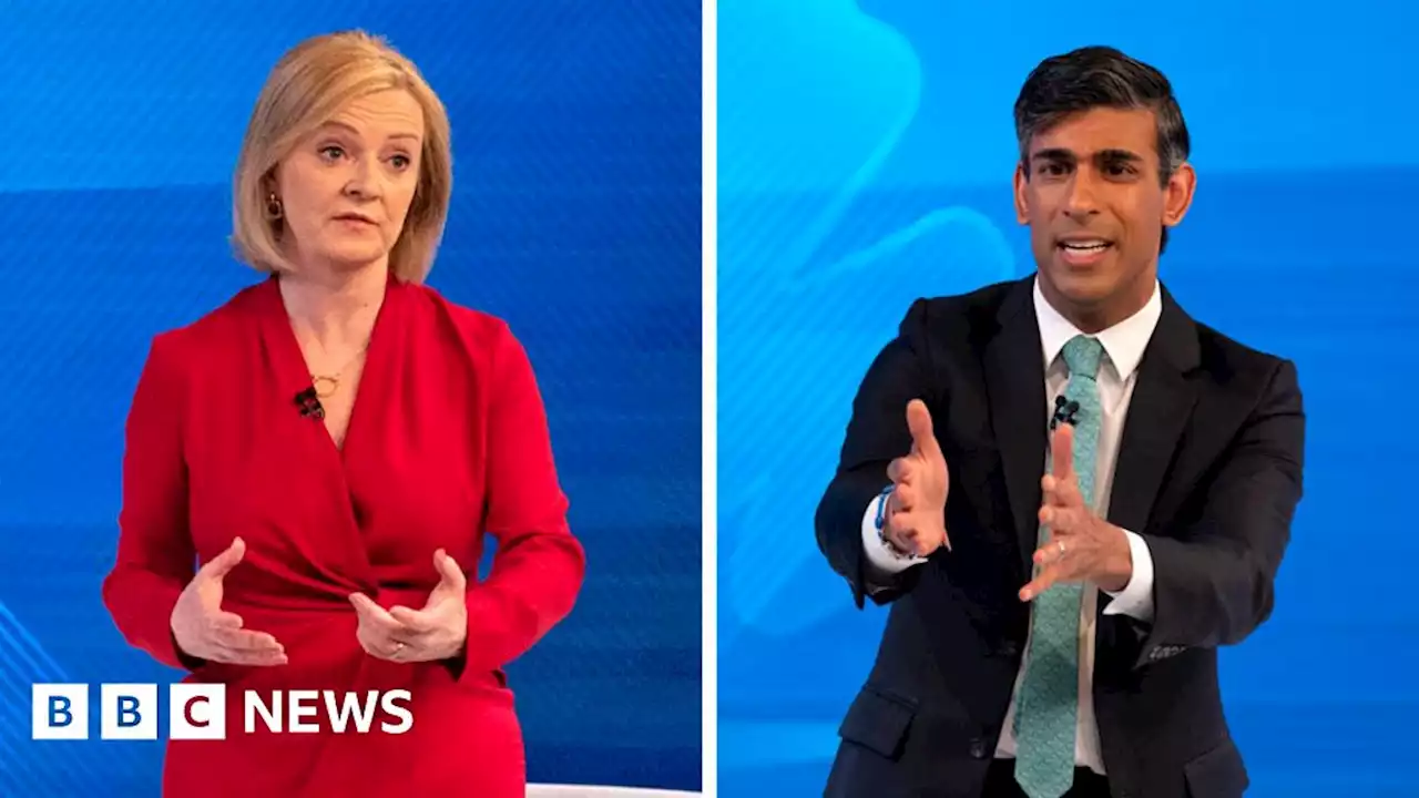 Liz Truss and Rishi Sunak row over recession warning in latest TV clash