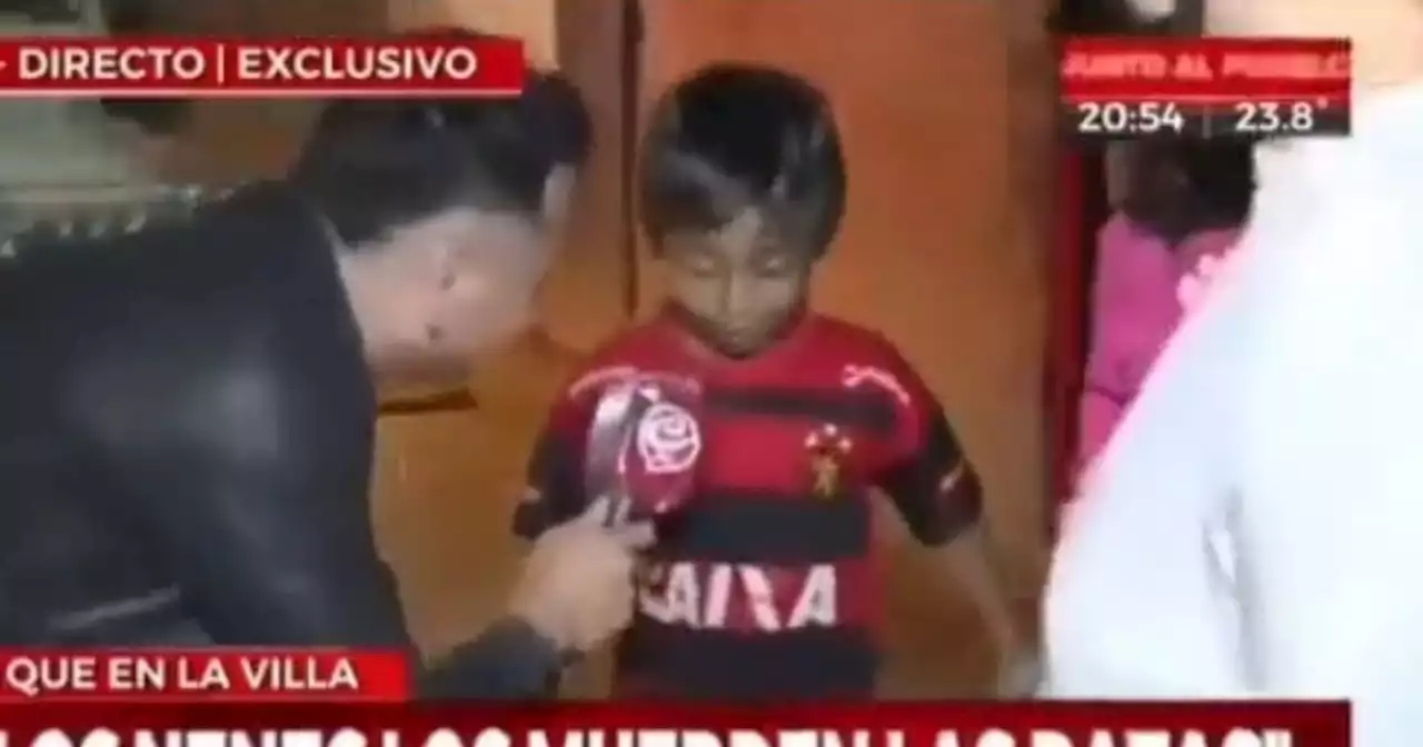 'Quiero ser como Maradona': el video de un niño argentino llorando por la pobreza que conmovió a un club brasileño