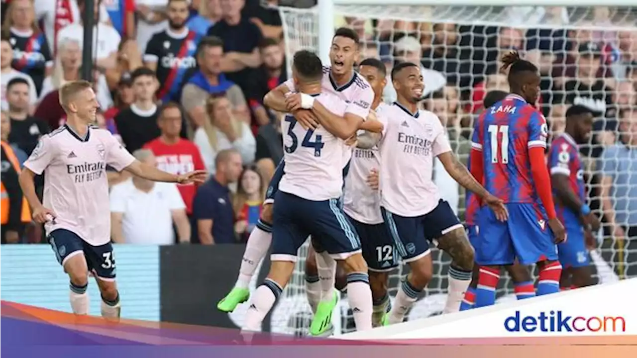 Liga Inggris: Arsenal Ungguli Palace 1-0 di Babak Pertama