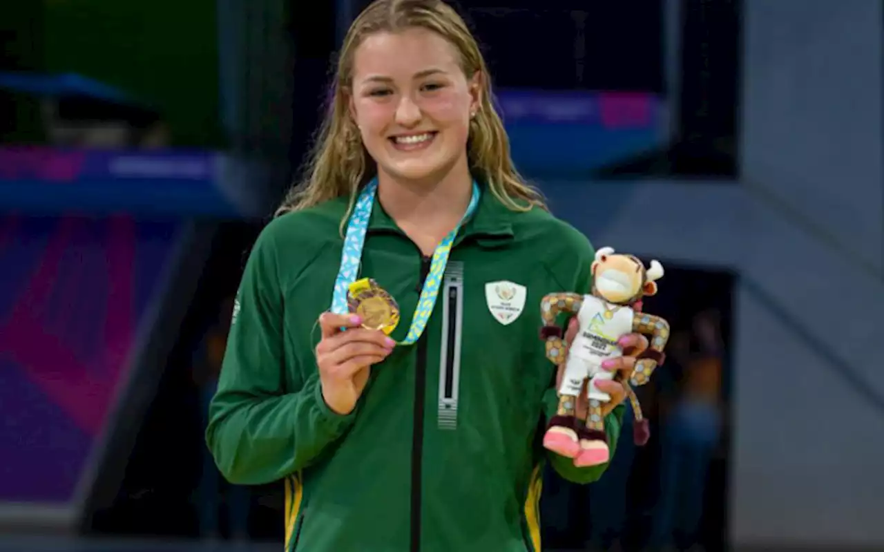 Team SA Swimmers celebrated upon arrival