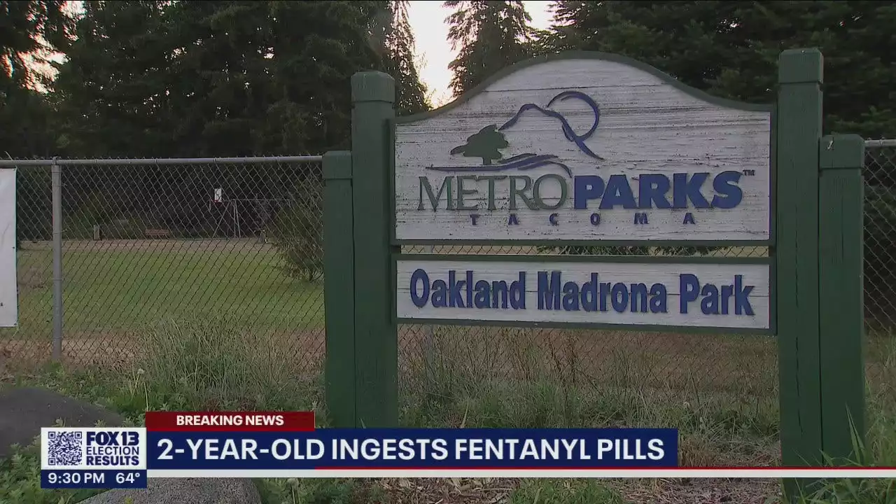 2-year-old ingests fentanyl pill found while playing at Tacoma park