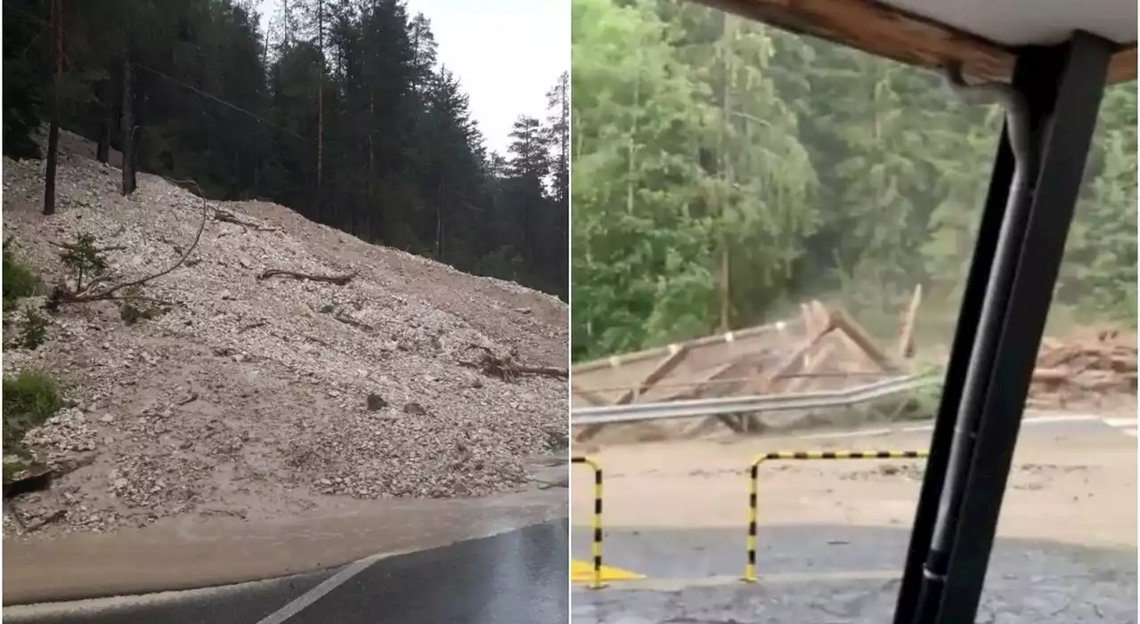 Maltempo in Alto Adige, frane e strade chiuse. Colata di fango travolge diverse case