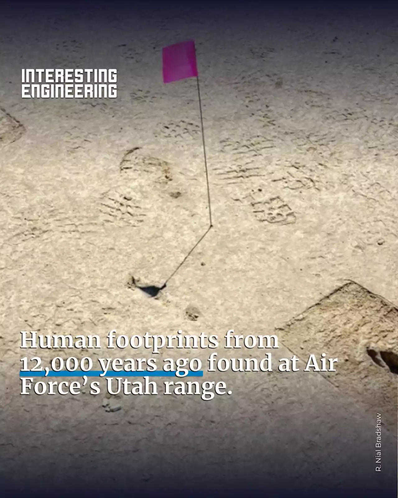 Human footprints from 12,000 years ago found at Air Force’s Utah range