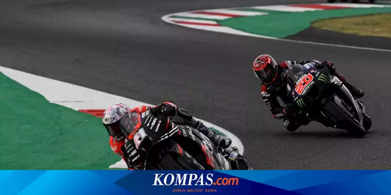 Klasemen MotoGP Jelang GP Inggris 2022, Quartararo Tak Sangka Espargaro Jadi Rivalnya