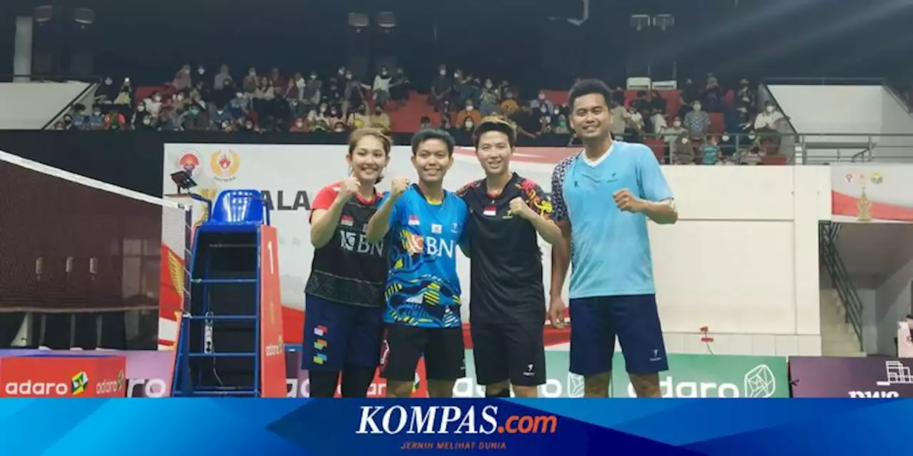 Reuni di Piala Presiden 2022, Tontowi/Liliyana Terpukau Dispenser Shuttlecock