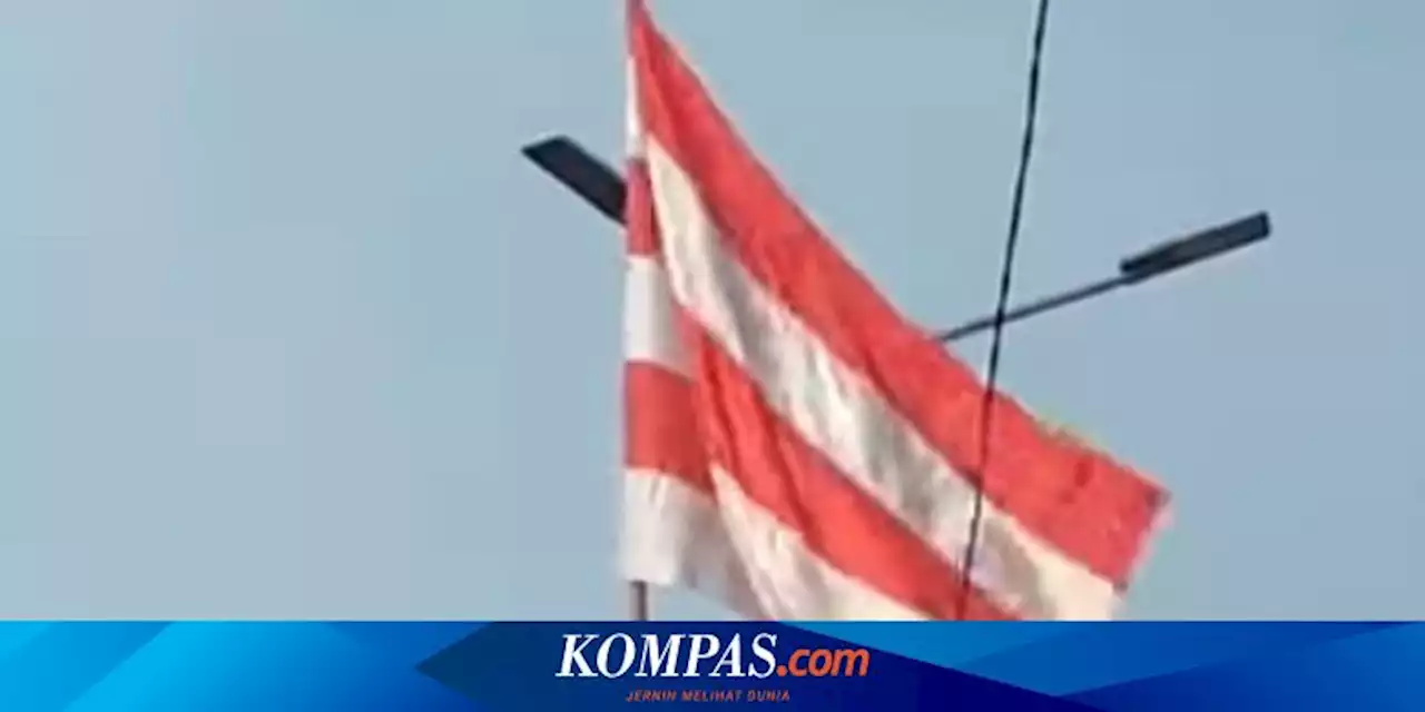 Penjelasan Polisi Soal Bendera Merah Putih Selang-seling di Wilayah Pasar Minggu