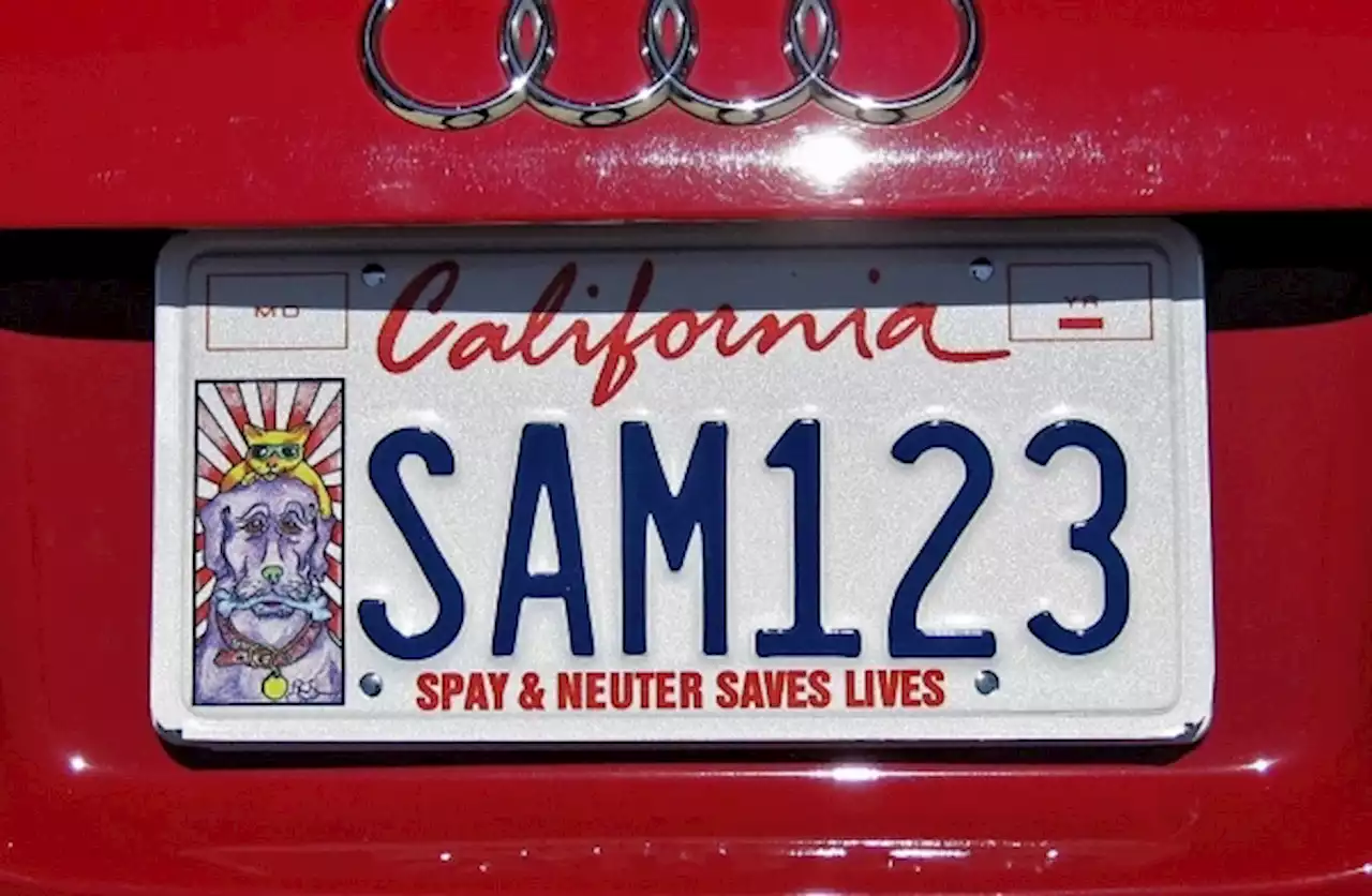 You can’t get 7 characters on all California license plate styles