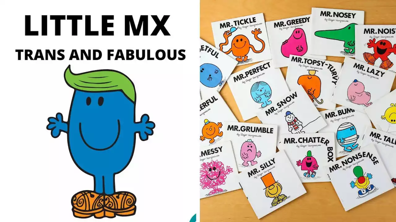 Trans children charity shares mock ups of Mr Men characters with gender neutral terms