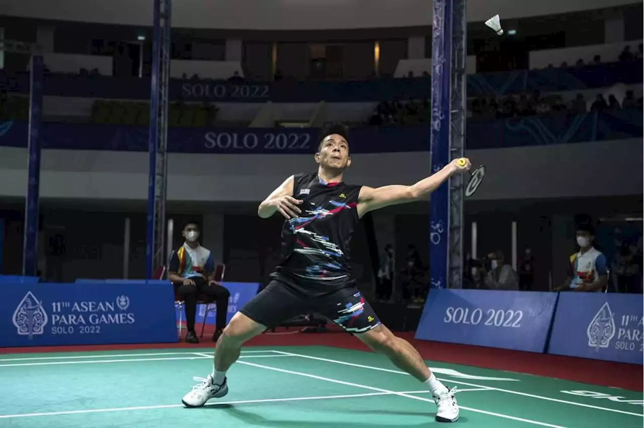 Asean Para Games: Liek Hou blows away Faris Ahmad to win men’s singles gold