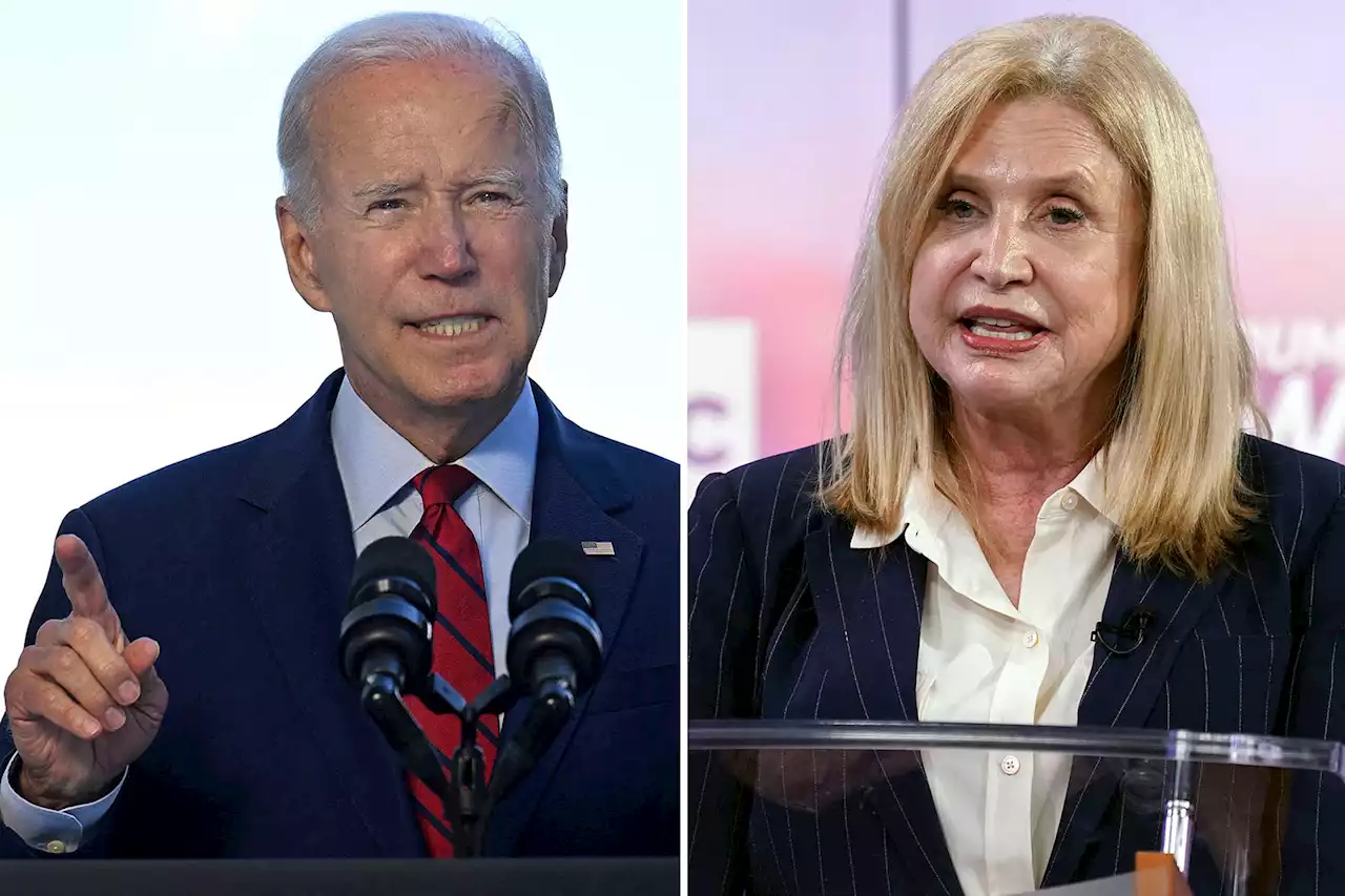 Carolyn Maloney apologizes to ‘great’ Biden for predicting he won’t run in 2024