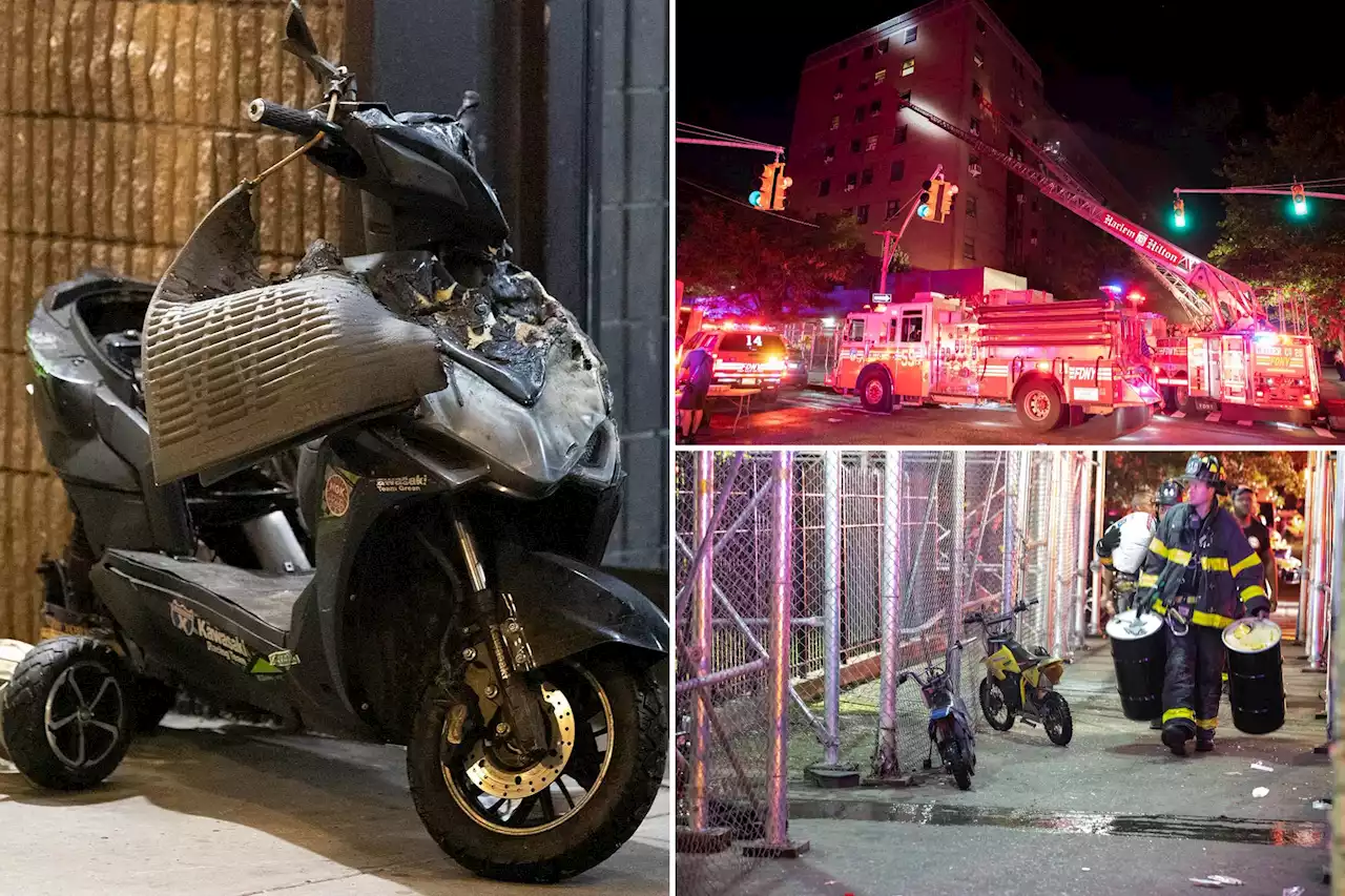 E-scooter batteries caused NYC fire that killed child, woman