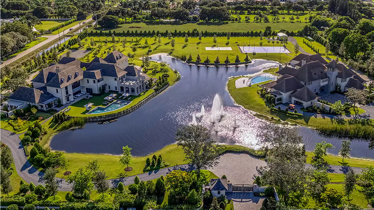 Twinning? Two Side-by-Side Mansions in Florida Built for Twin Brothers Just Listed for $54 Million