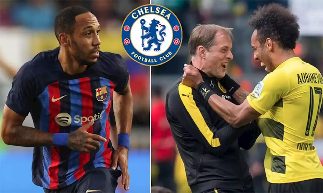 Penyerang Barcelona Aubameyang Masuk Radar Transfer Chelsea