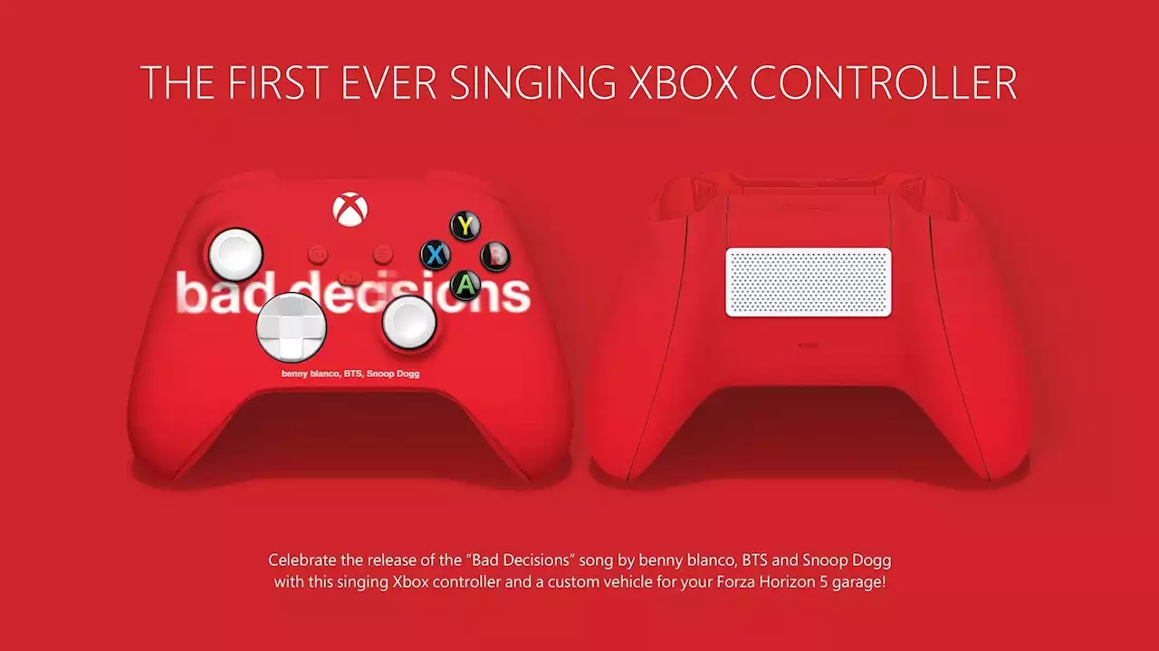 Microsoft giving away 30 singing Xbox controllers