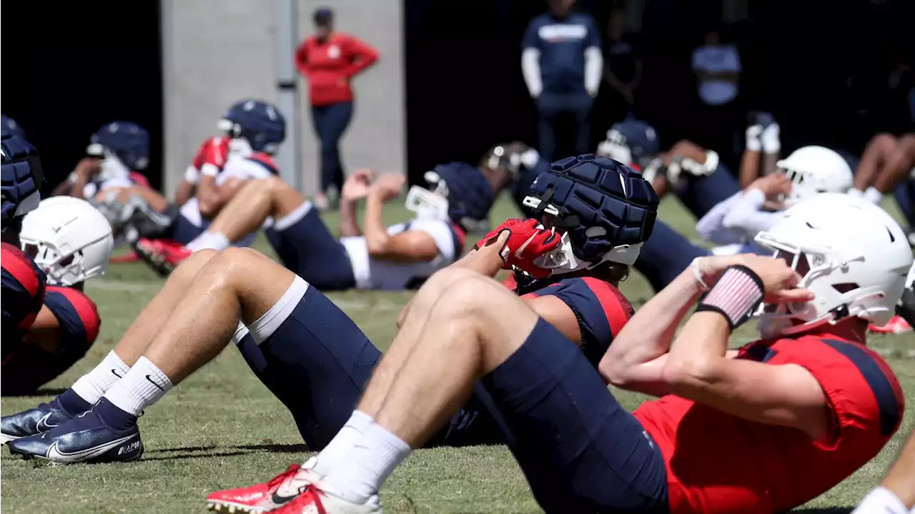 UA training-camp practice No. 3: Cats don pads; Roland-Wallace, Stukes, Cowing, Wiley among standouts