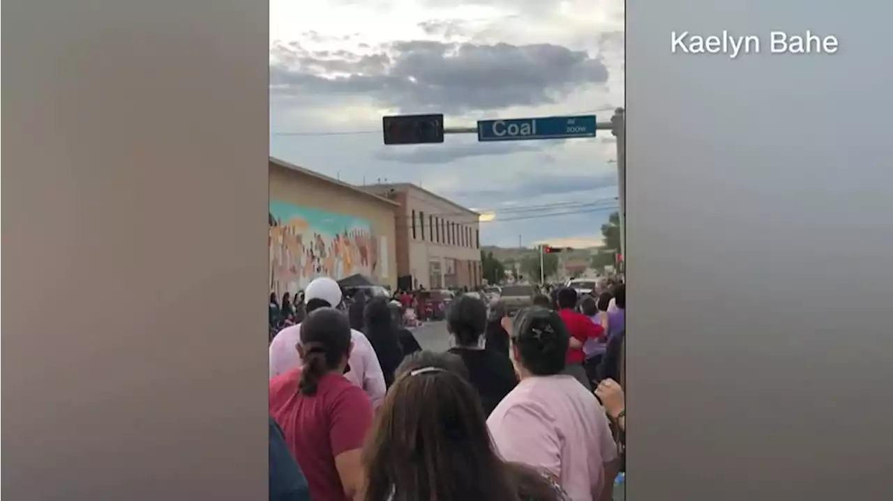 GRAPHIC: SUV drives into Native American parade, causing injuries