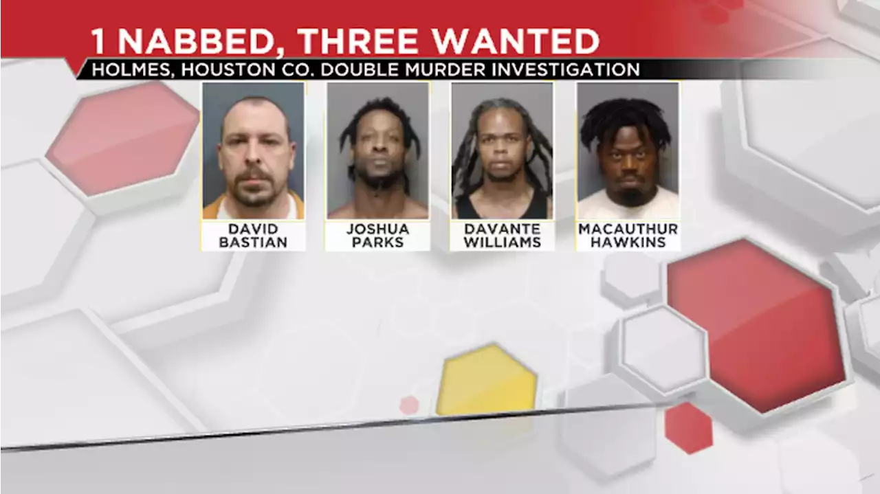 Second suspect arrested, three wanted in two-state double murder