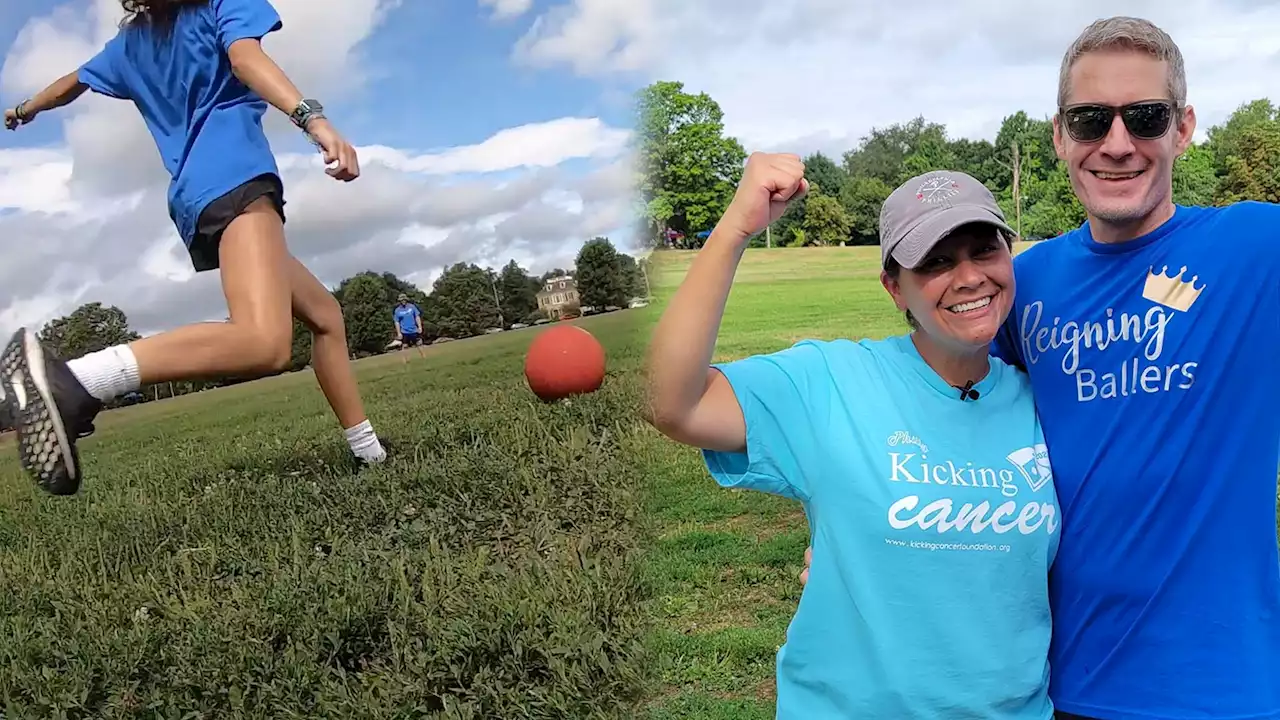 Kickball tournament raises thousands for cancer research