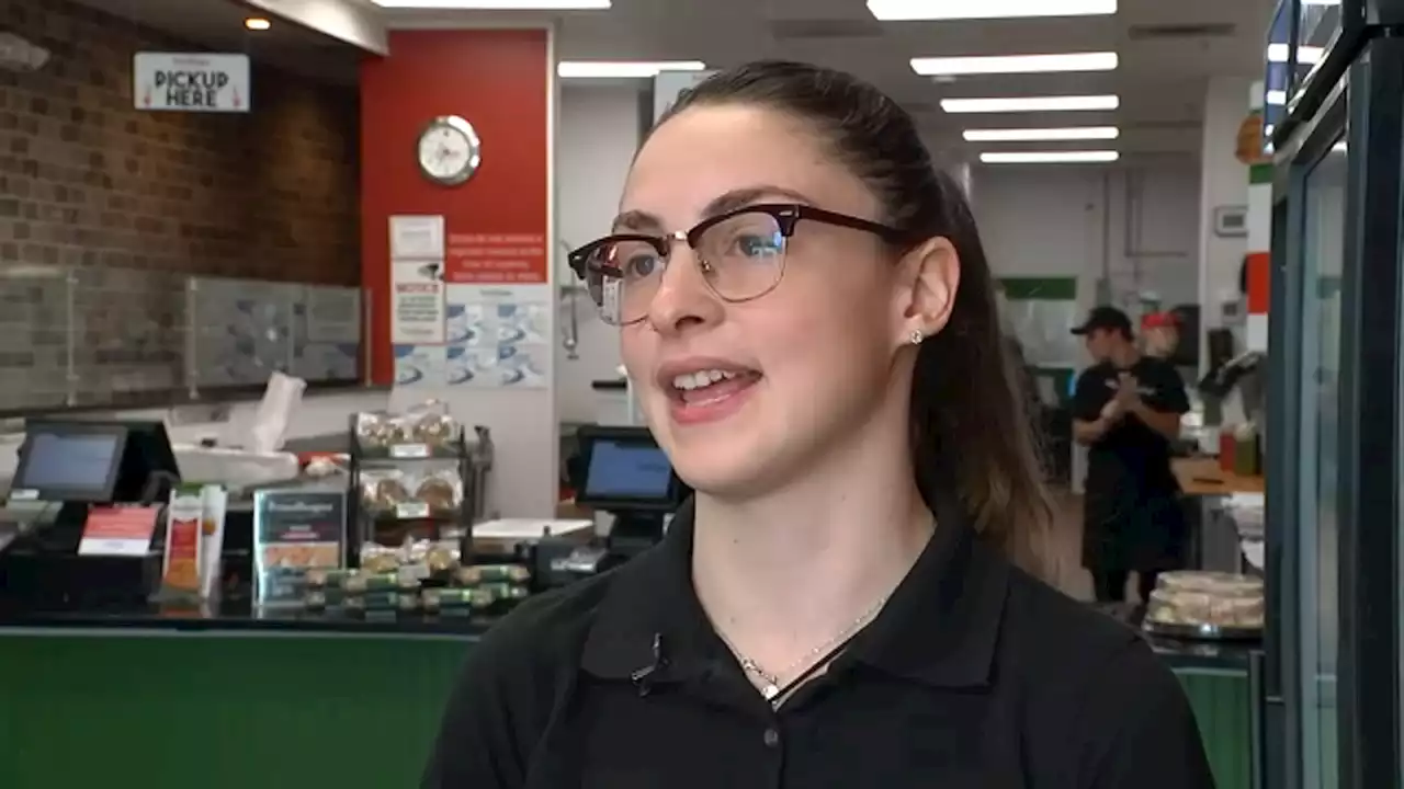 VIDEO: New Jersey sandwich shop employee jumps into action to save choking customer