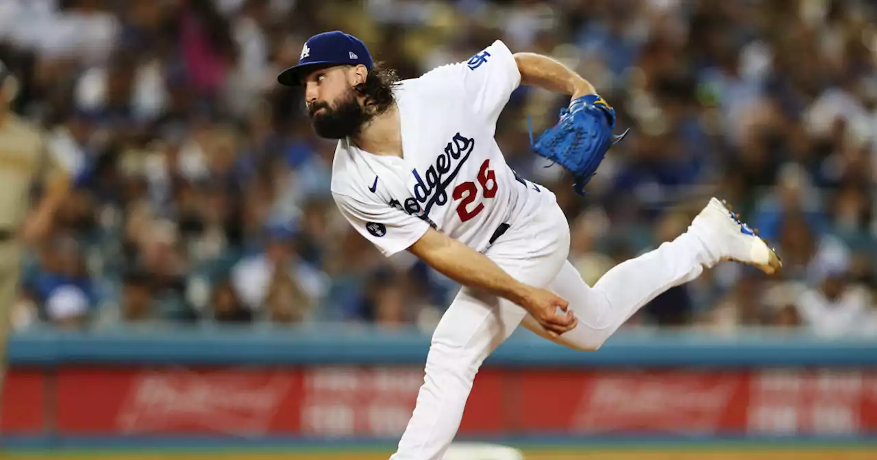 Gonsolin, Dodgers 4-hit revamped Padres in 8-1 win