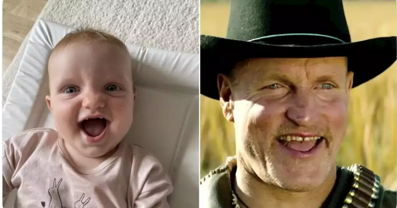 Mom posts photo of baby girl who looks like Woody Harrelson – and Woody Harrelson responds