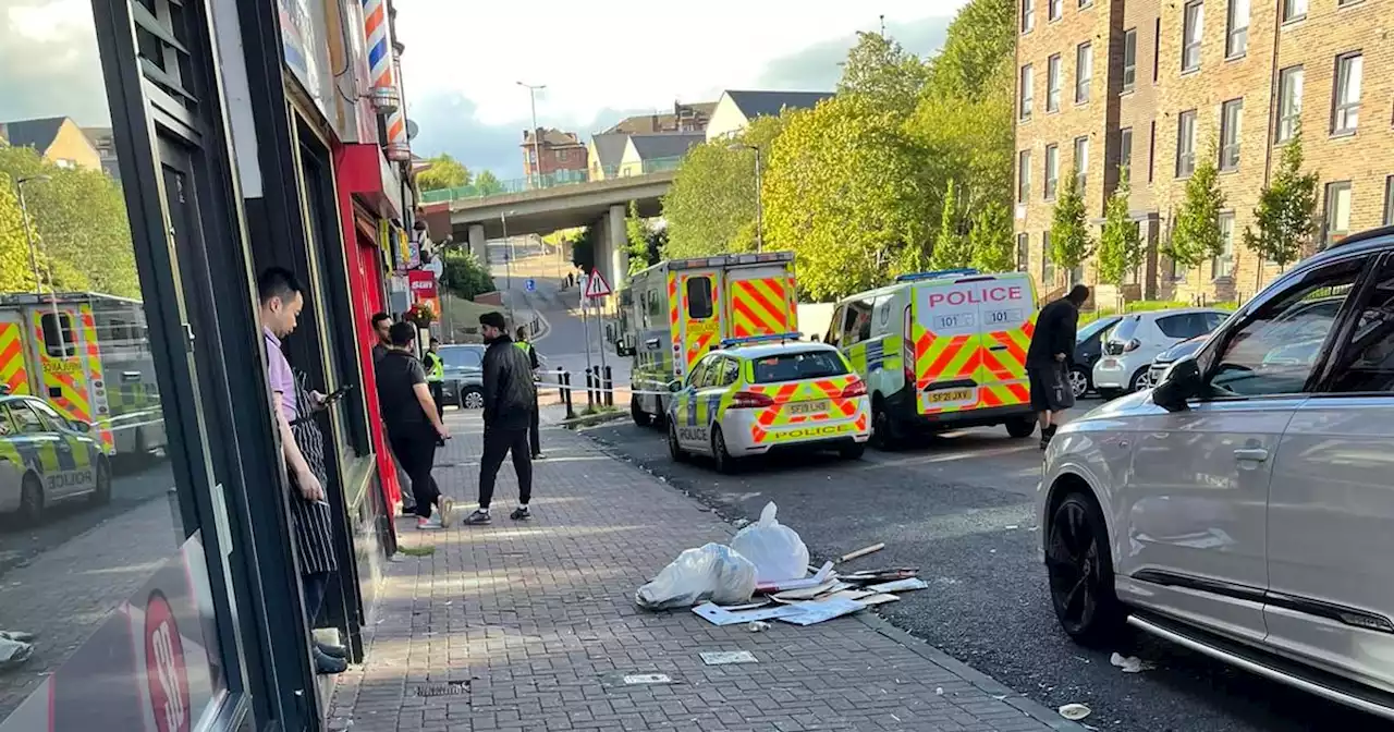 Three men rushed to hospital after Glasgow 'street fight' as three arrested