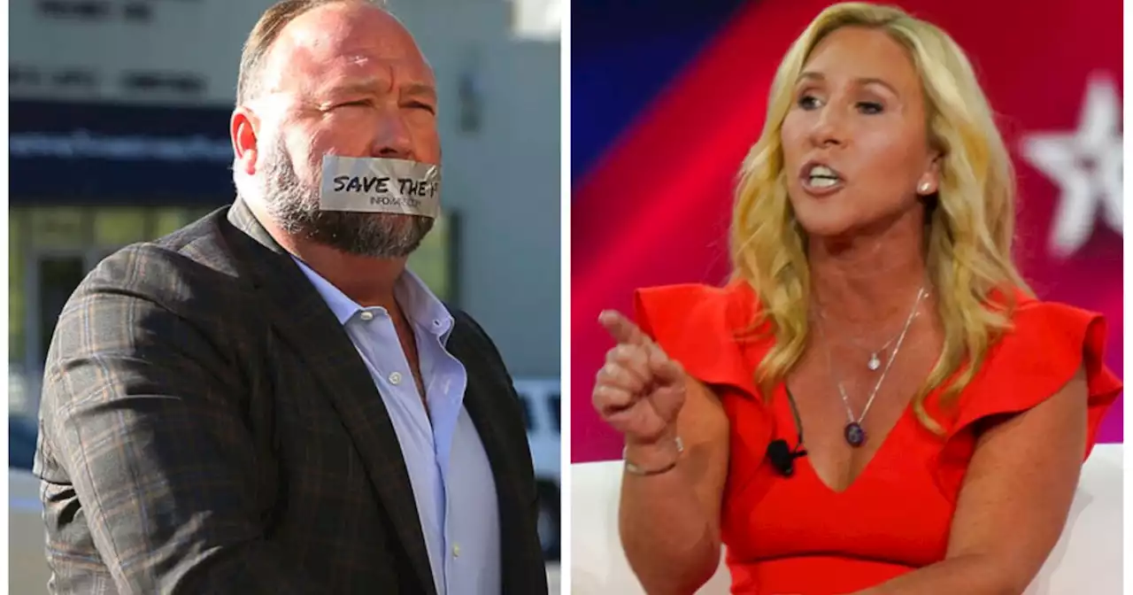 Marjorie Taylor Greene defends Alex Jones at CPAC