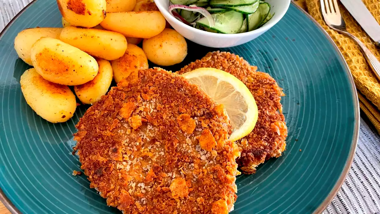 Do call it Schnitzel: Schneller Fleischersatz aus Haferflocken – für 25 Cent