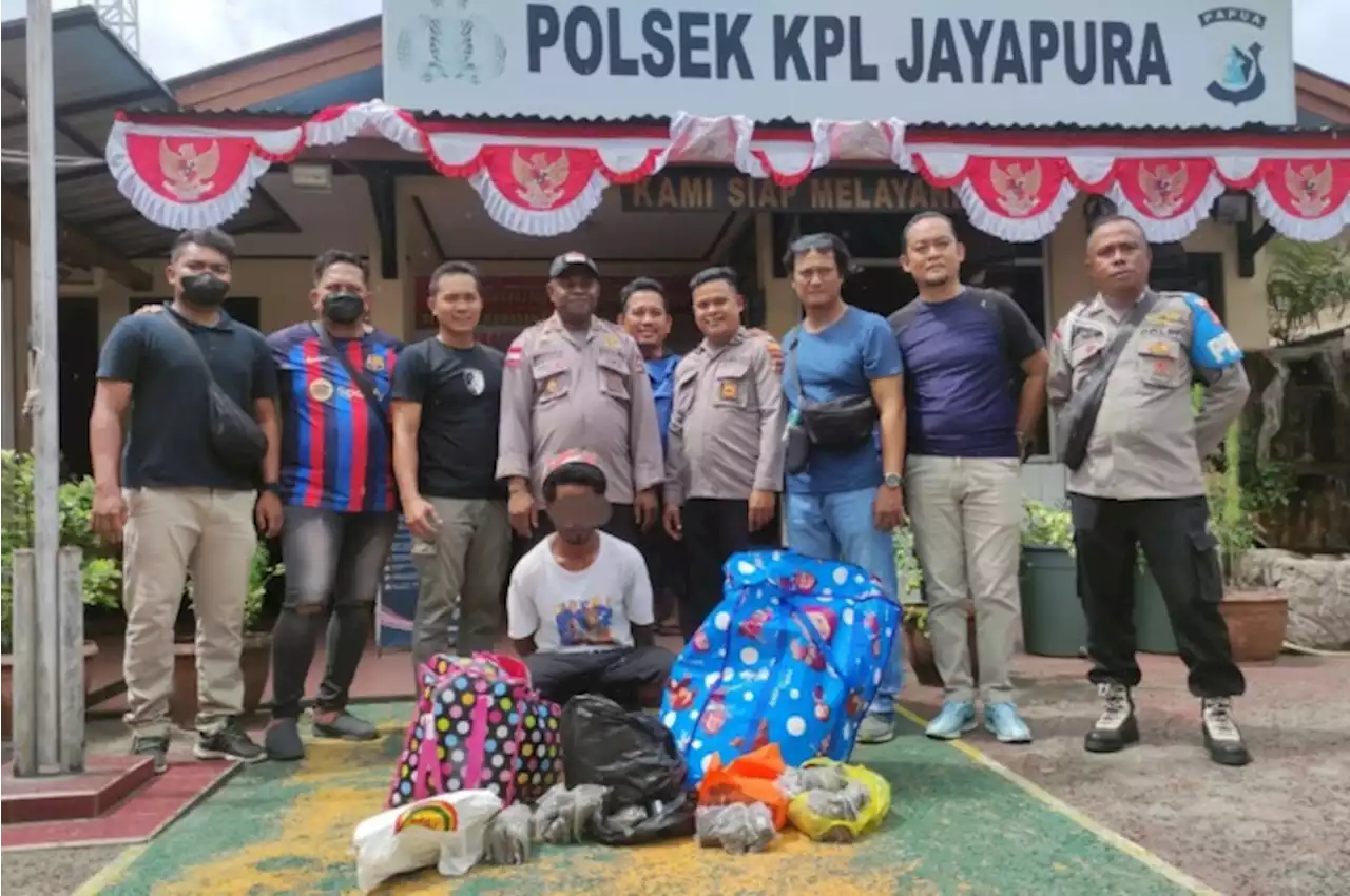 Polisi Gagalkan Penyelundupan 2 Kg Ganja Kering