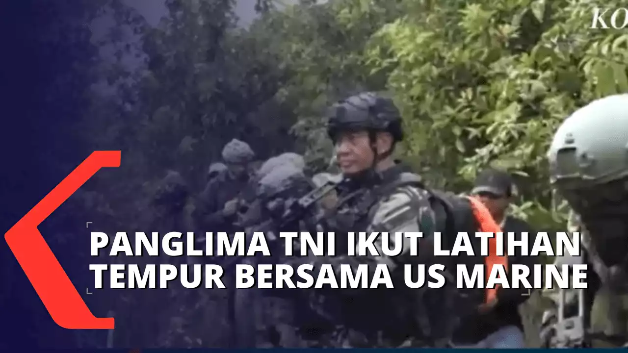 Jenderal Andika Perkasa Ikut Latihan Tempur Bersama Marinir dan US Marine