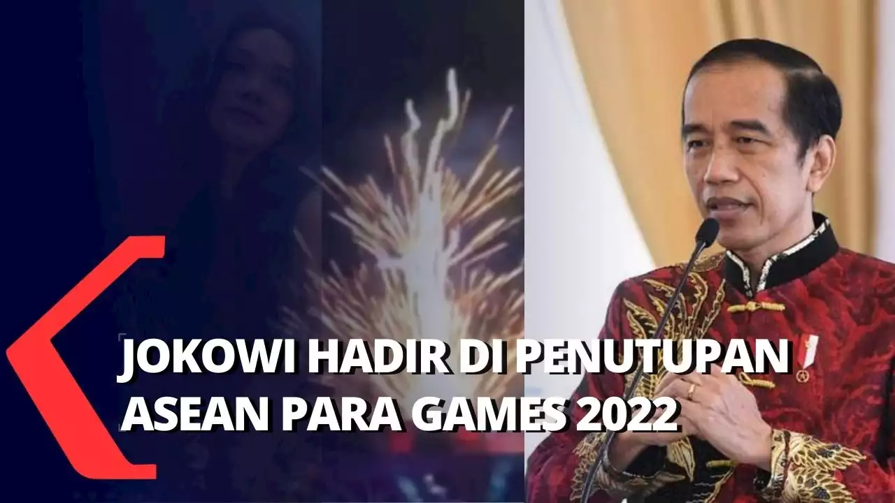 Presiden Jokowi Hadiri Penutupan ASEAN Para Games 2022