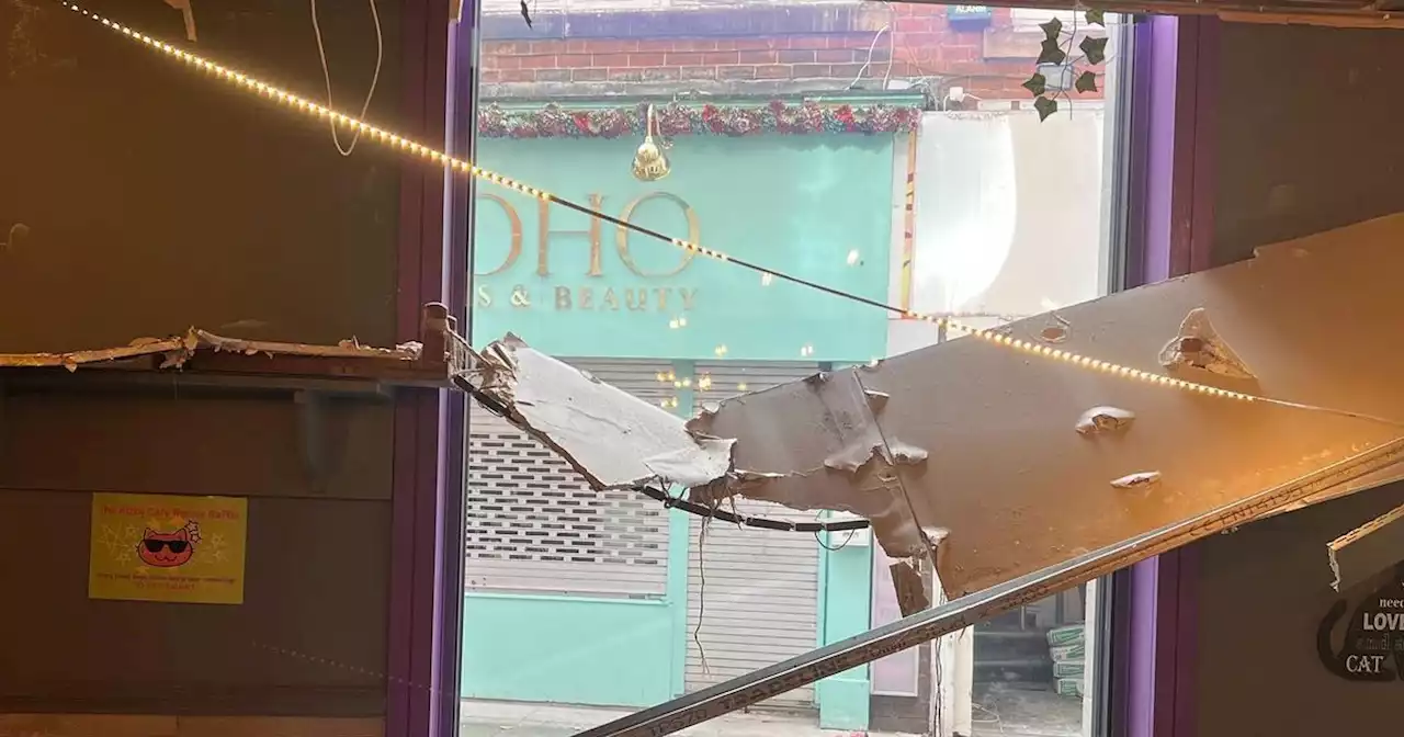 Heartbreak as Leeds cafe forced to close after roof collapses