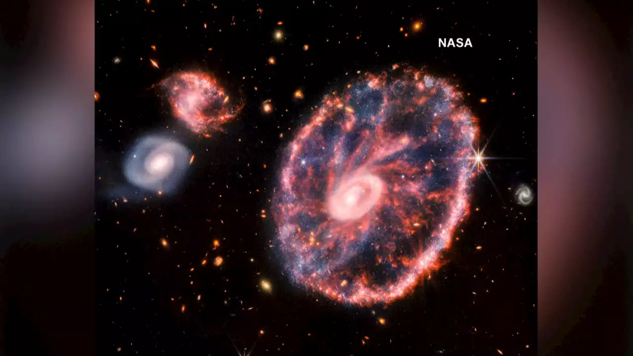 New NASA Pictures Reveal Rare Cartwheel Galaxy