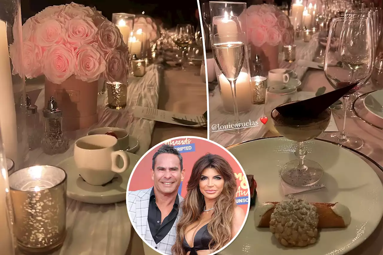 Teresa Giudice shares glimpse of rehearsal dinner hours before wedding