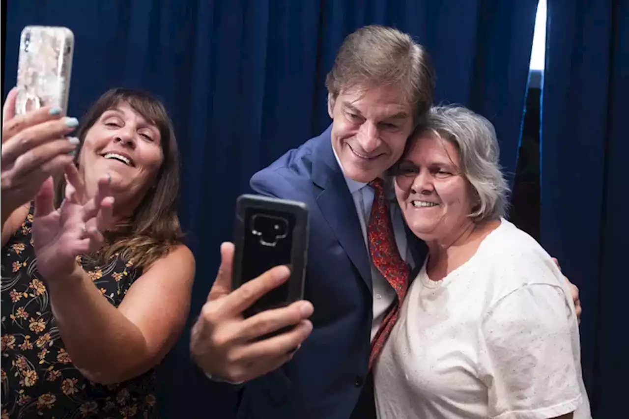 Mehmet Oz talks to veterans near Scranton about mental health, COVID-19, and fighting the status quo