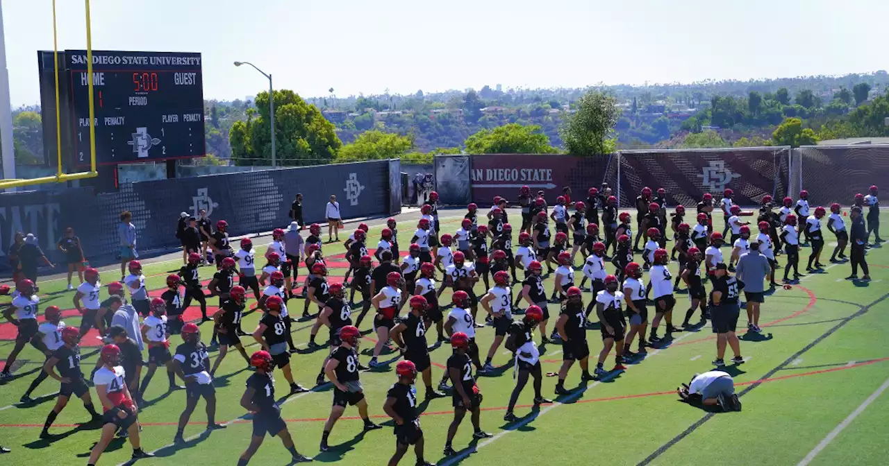 Aztecs open fall camp with a spring in their step