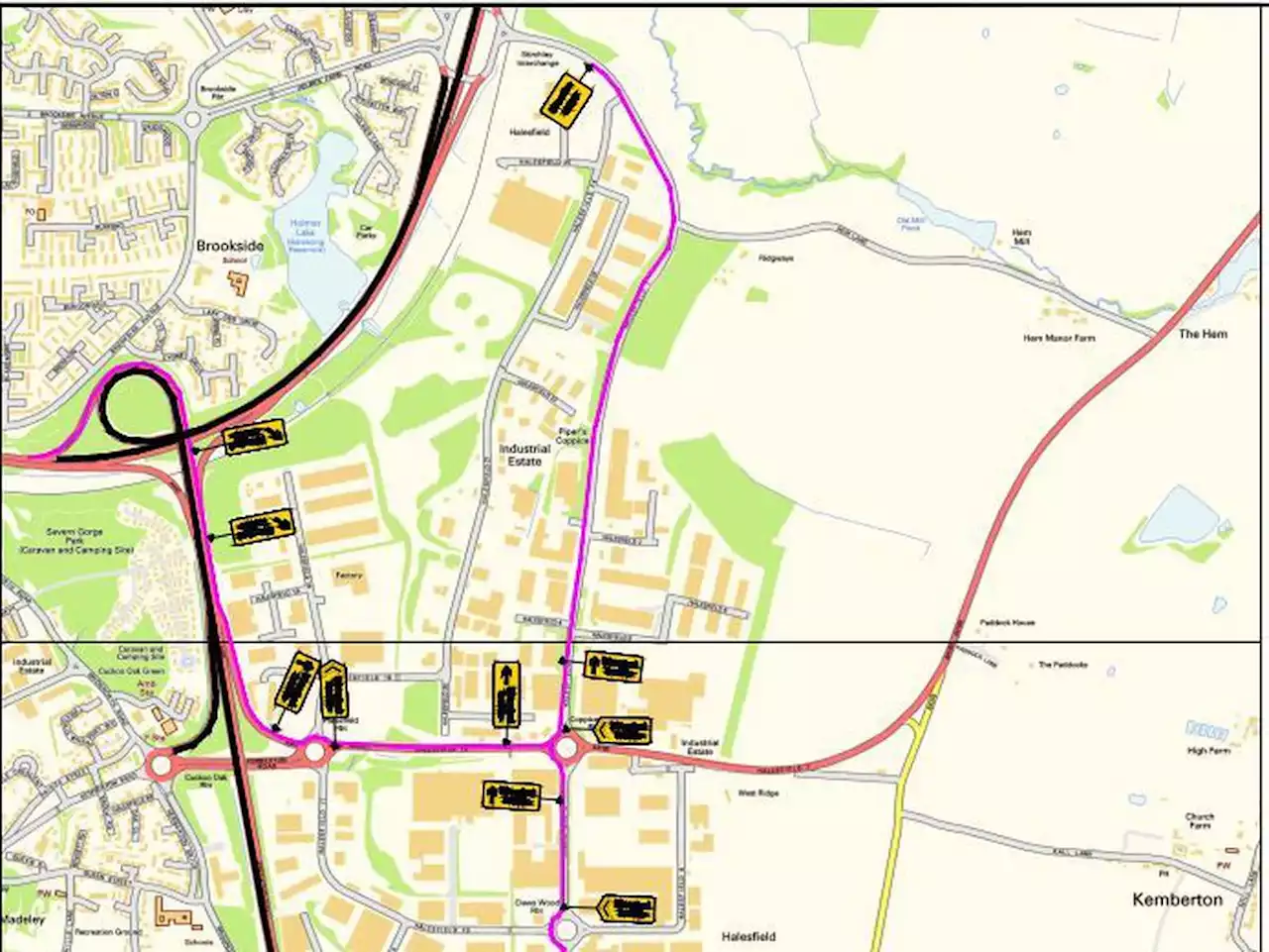 Road closure details announced for final phases of A442 project in Telford