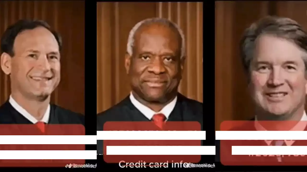 Was Clarence Thomas' Credit Card Number Leaked on TikTok?