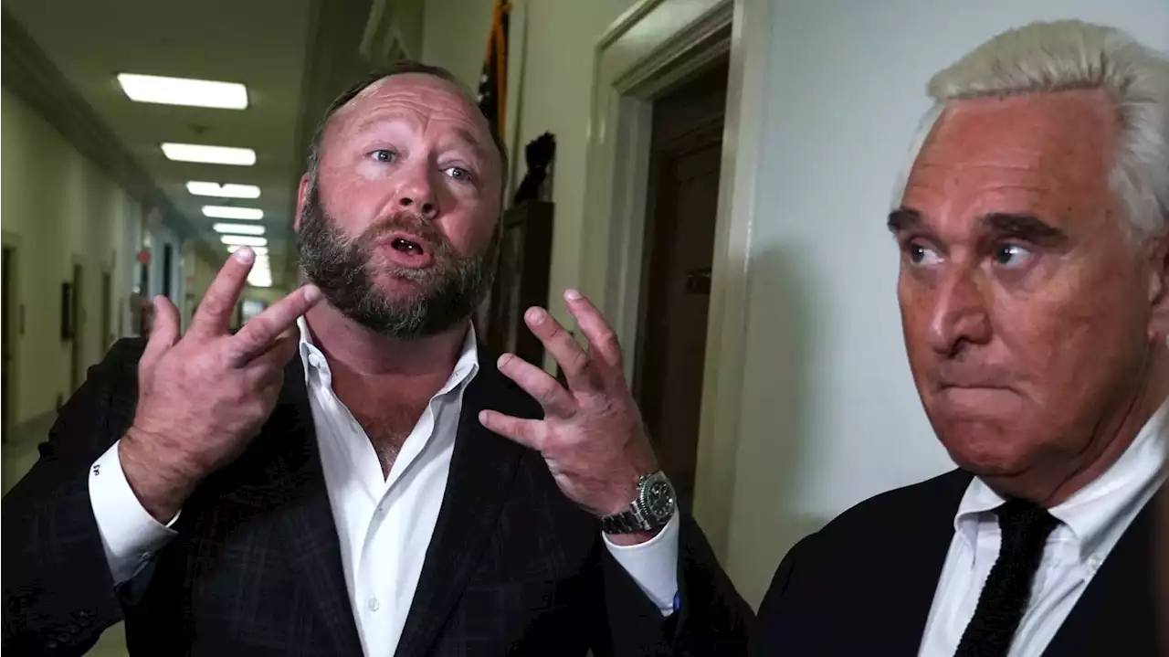 Roger Stone Urges Alex Jones to Sue His Own Lawyer as 'Intimate Messages' Between Duo Leak