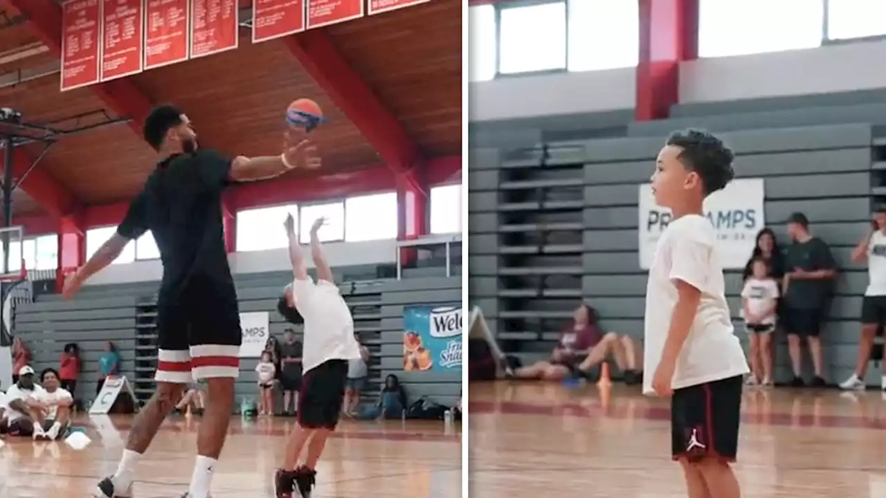 Jayson Tatum Rejects Deuce's Shot At Youth Basketball Camp In Savage Video