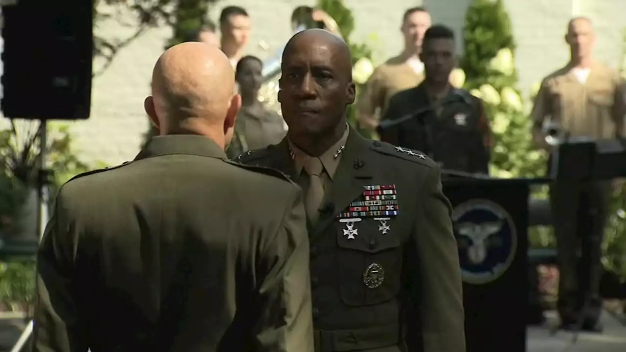 Michael Langley becomes 1st Black 4-star general in US Marine Corps history