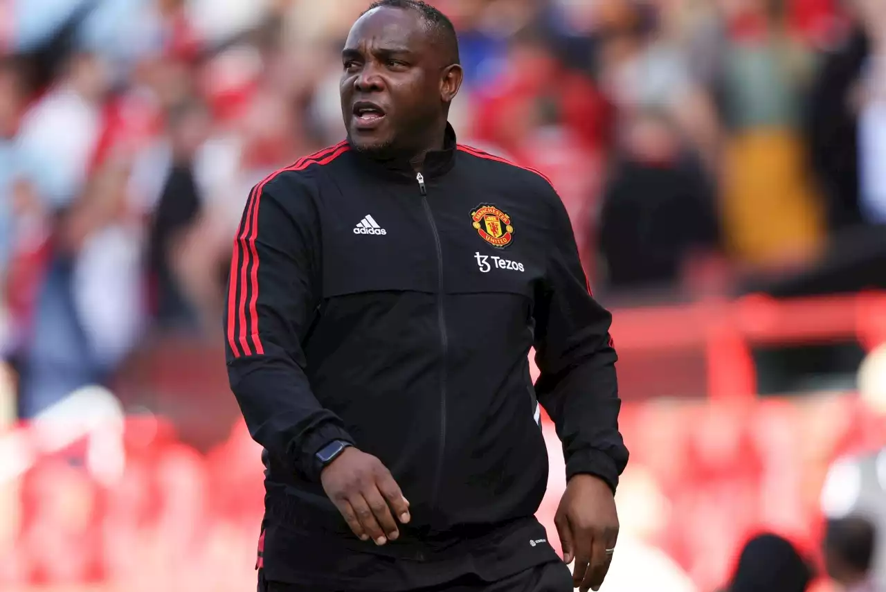 FOOTBALL: Benni in the 18 area as he joins Manchester United as striker coach