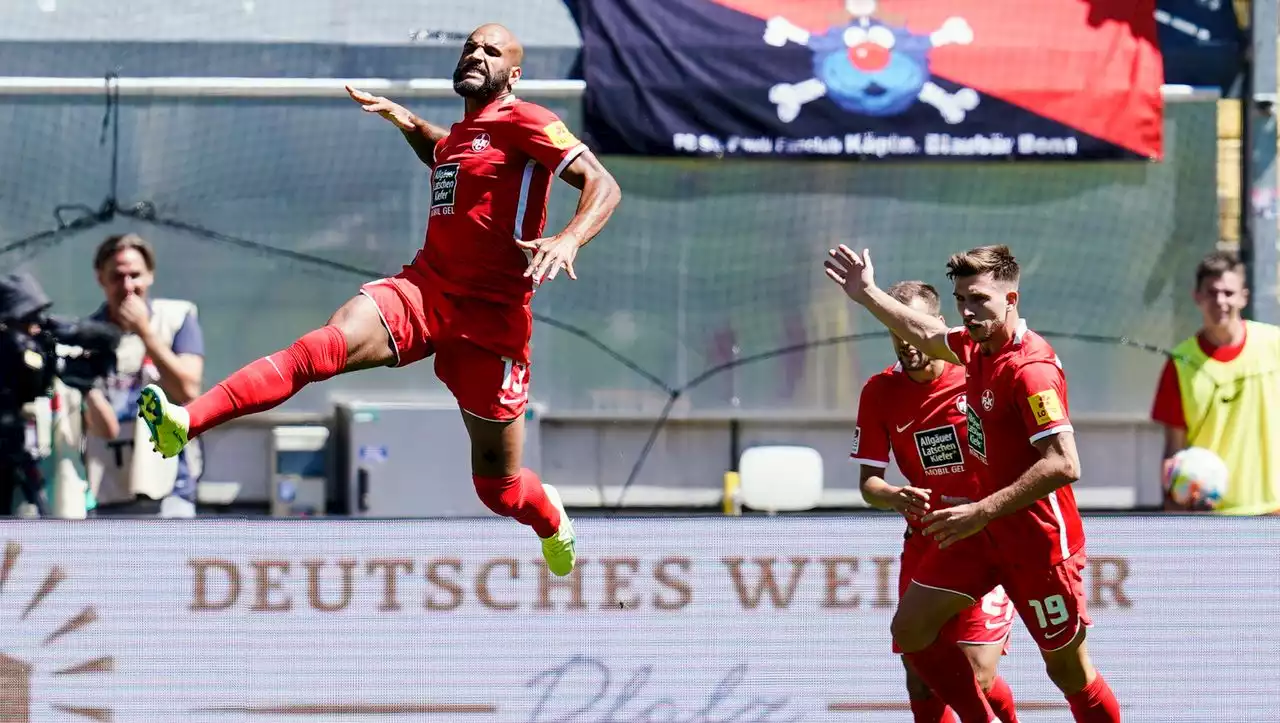 2. Fußball-Bundesliga: 1. FC Kaiserslautern nun Zweiter, Eintracht Braunschweig bleibt punktlos